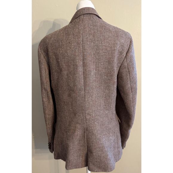 HARRIS TWEED Vintage 100% Pure Irish Wool Tweed Blazer Sport Coat - Picture 2 of 5